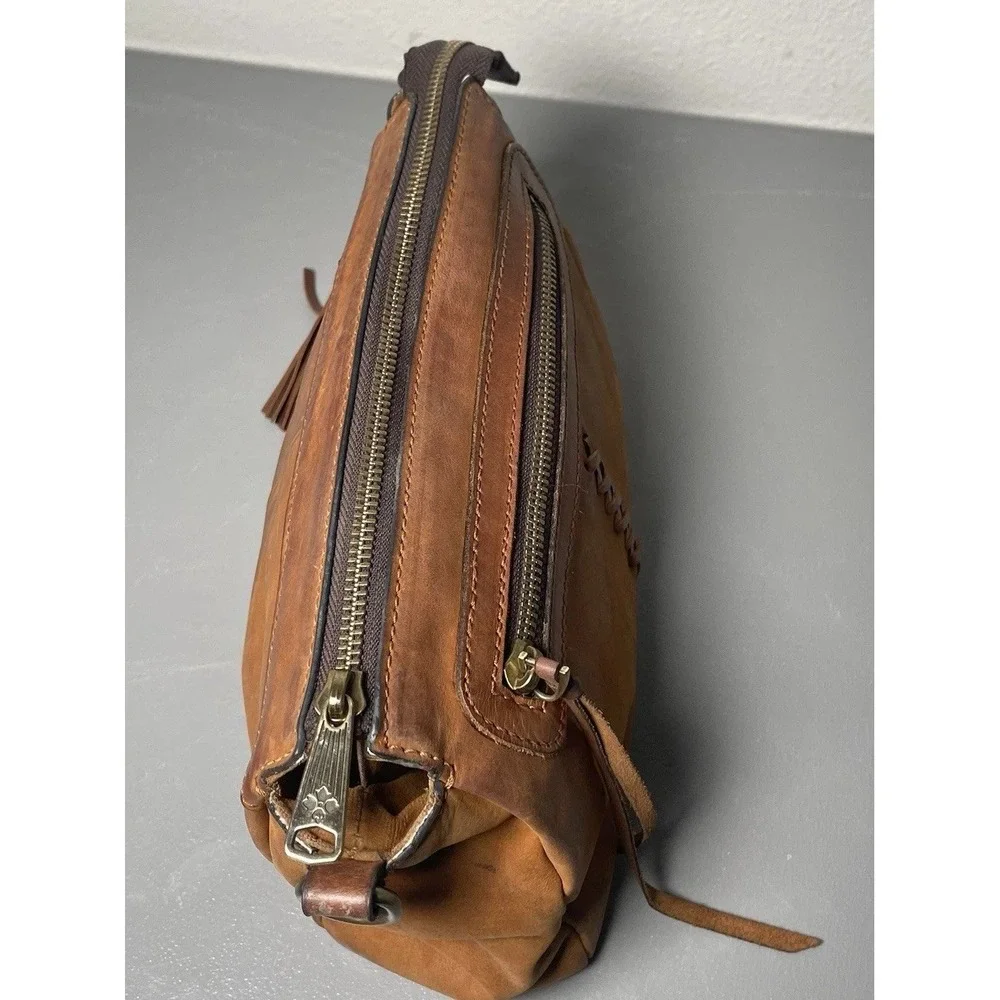 Vintage Patricia‎ Nash Women's Tan Leather Tassel Bag